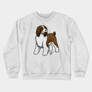 Dog - English Springer Spaniel - Brown Crewneck Sweatshirt